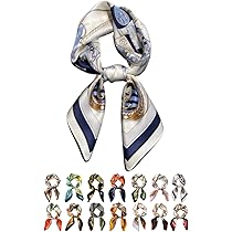 Amazon | [Celetree] スカーフ 70×70cm レディース シルク風